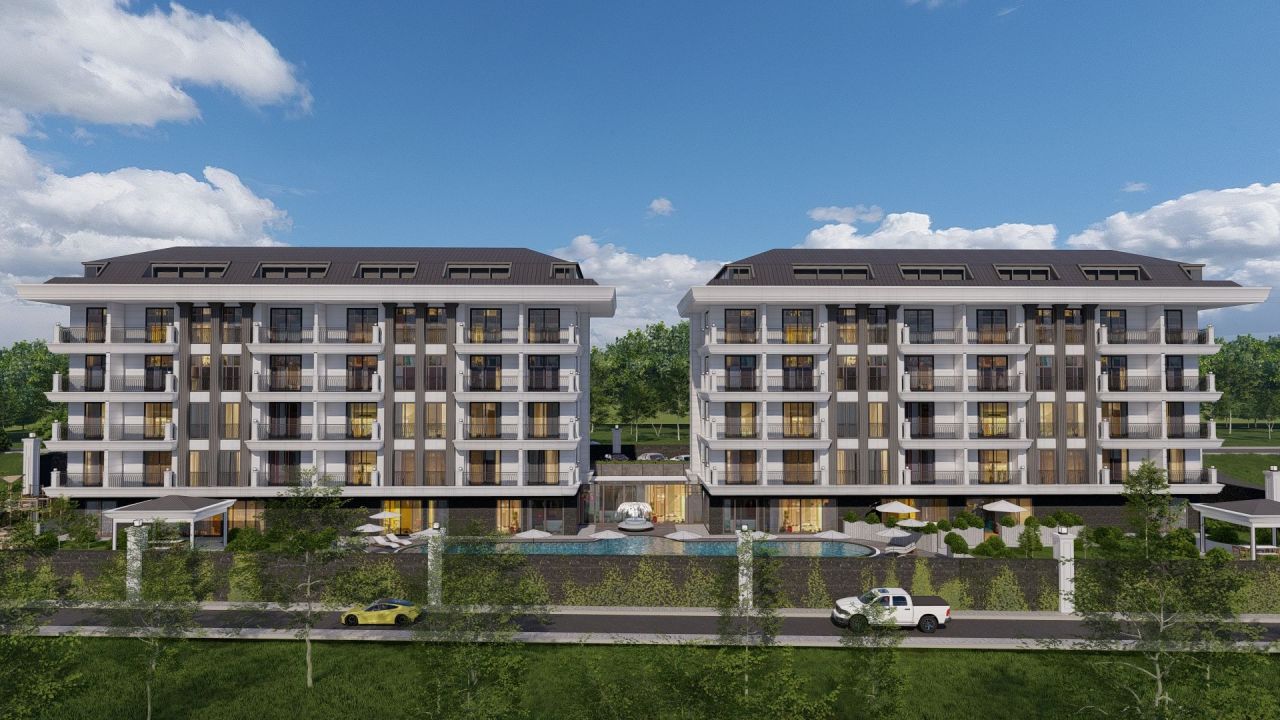 Апартаменты в Алании, Турция, 51.5 м² - фото 1
