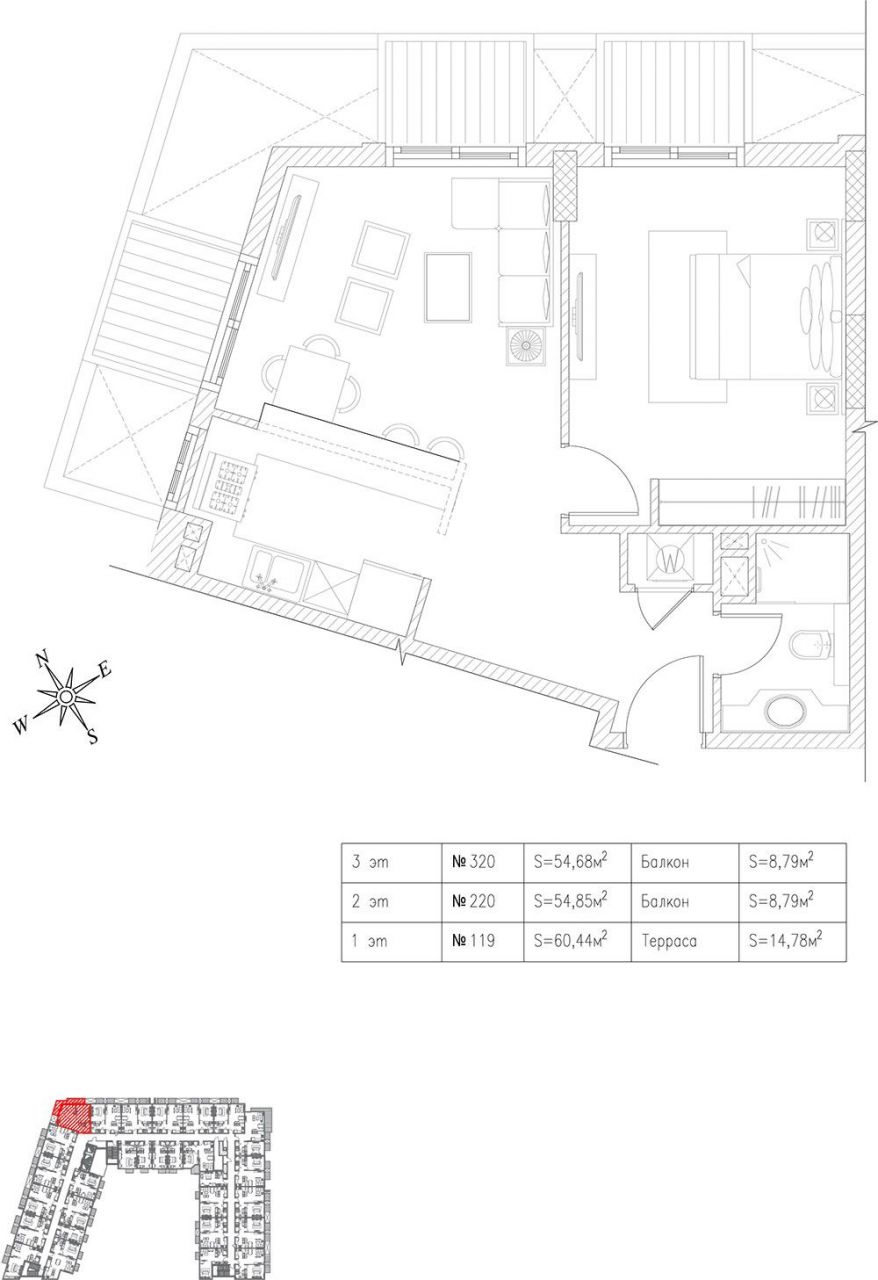 Апартаменты в Дубае, ОАЭ, 70.47 м² - фото 9