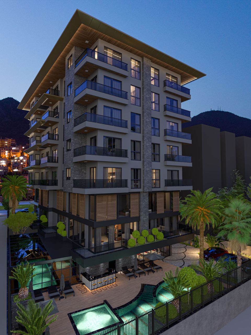 Апартаменты в Алании, Турция, 45 м² - фото 2