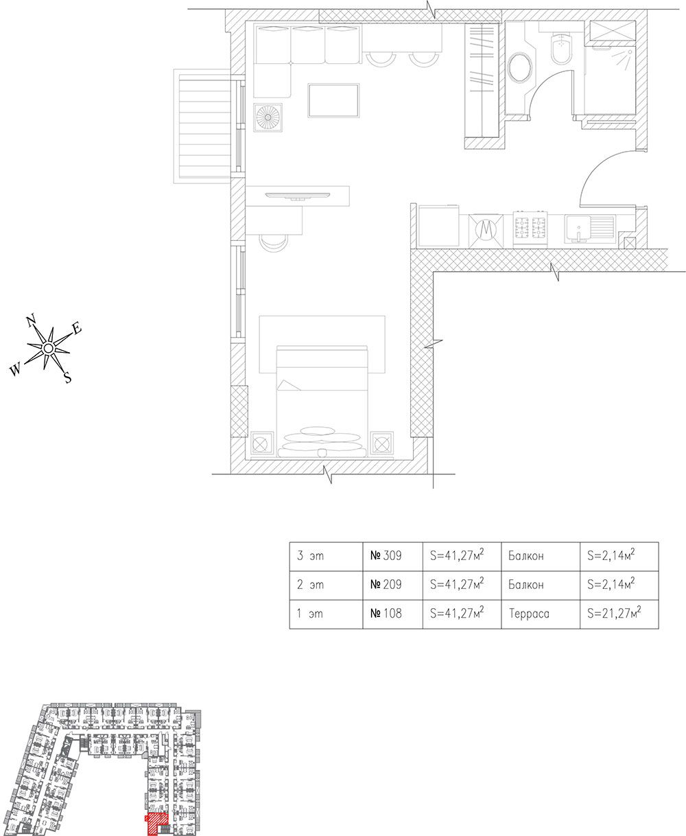 Апартаменты в Дубае, ОАЭ, 43.41 м² - фото 8