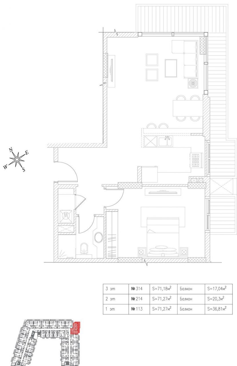 Апартаменты в Дубае, ОАЭ, 64.43 м² - фото 7