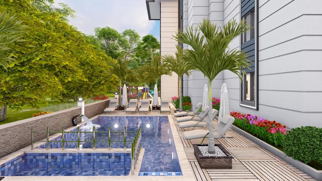 Квартира в Газипаше, Турция, 40 м² - фото 2