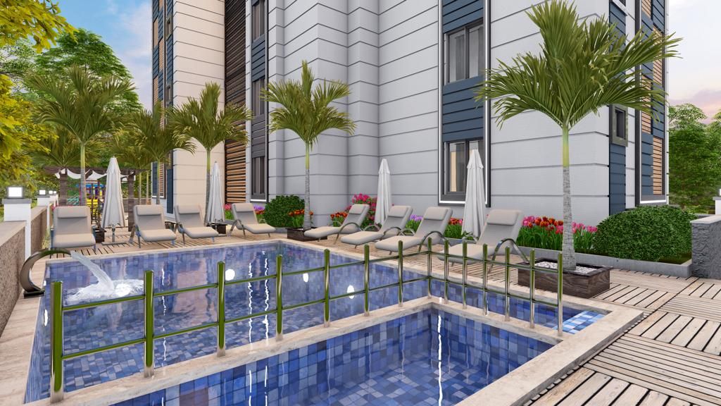 Квартира в Газипаше, Турция, 40 м² - фото 11