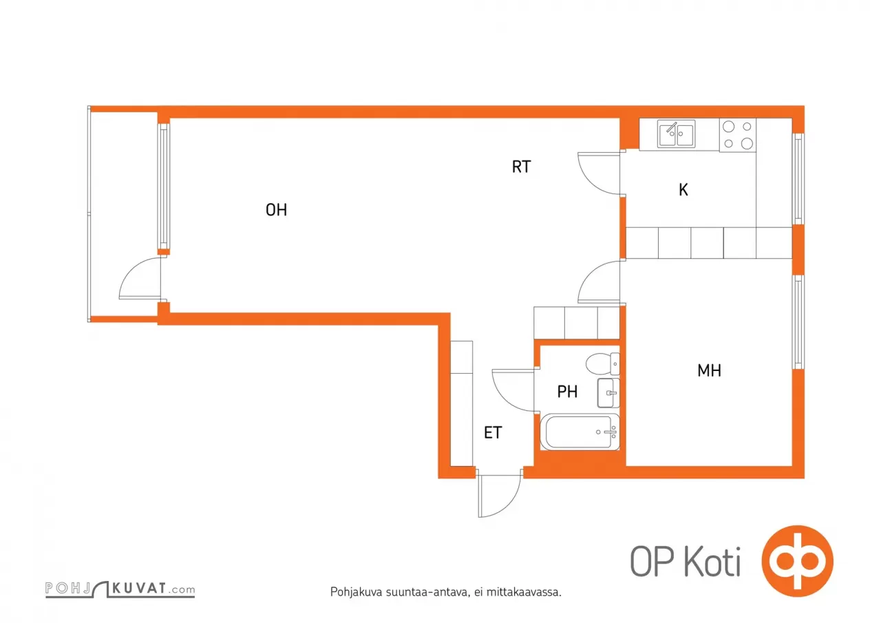 Квартира в Пиексямяки, Финляндия, 56.7 м² - фото 2