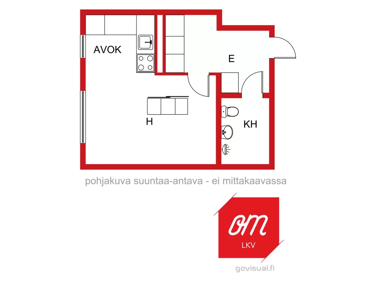Квартира в Хейнола, Финляндия, 31.5 м² - фото 2