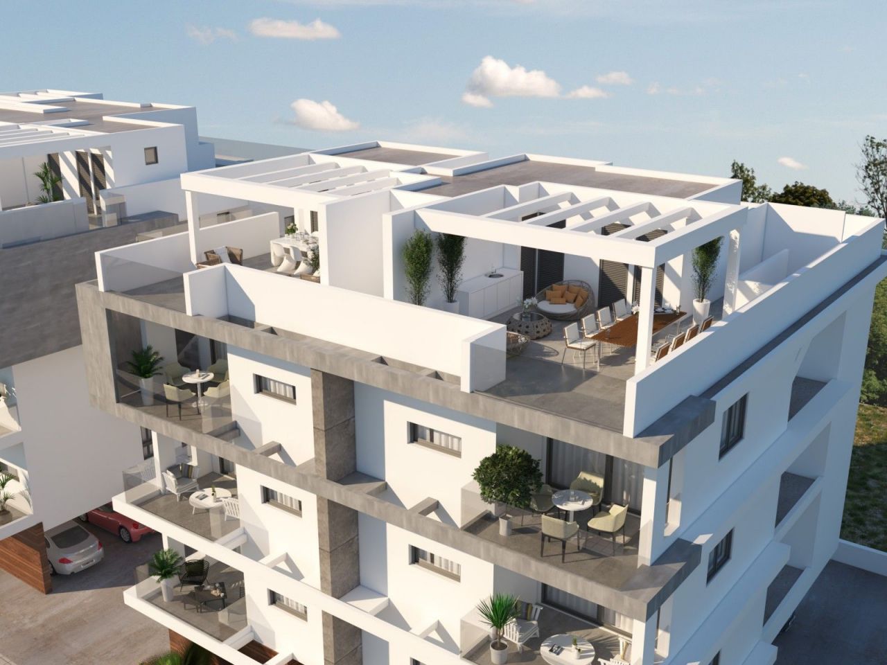Апартаменты в Ларнаке, Кипр, 102 м2 - фото 1