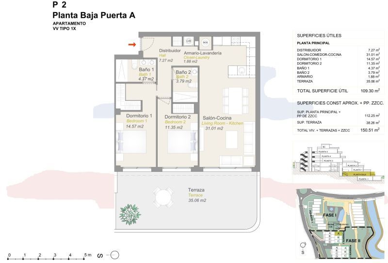 Апартаменты в Финестрате, Испания, 133 м² - фото 15