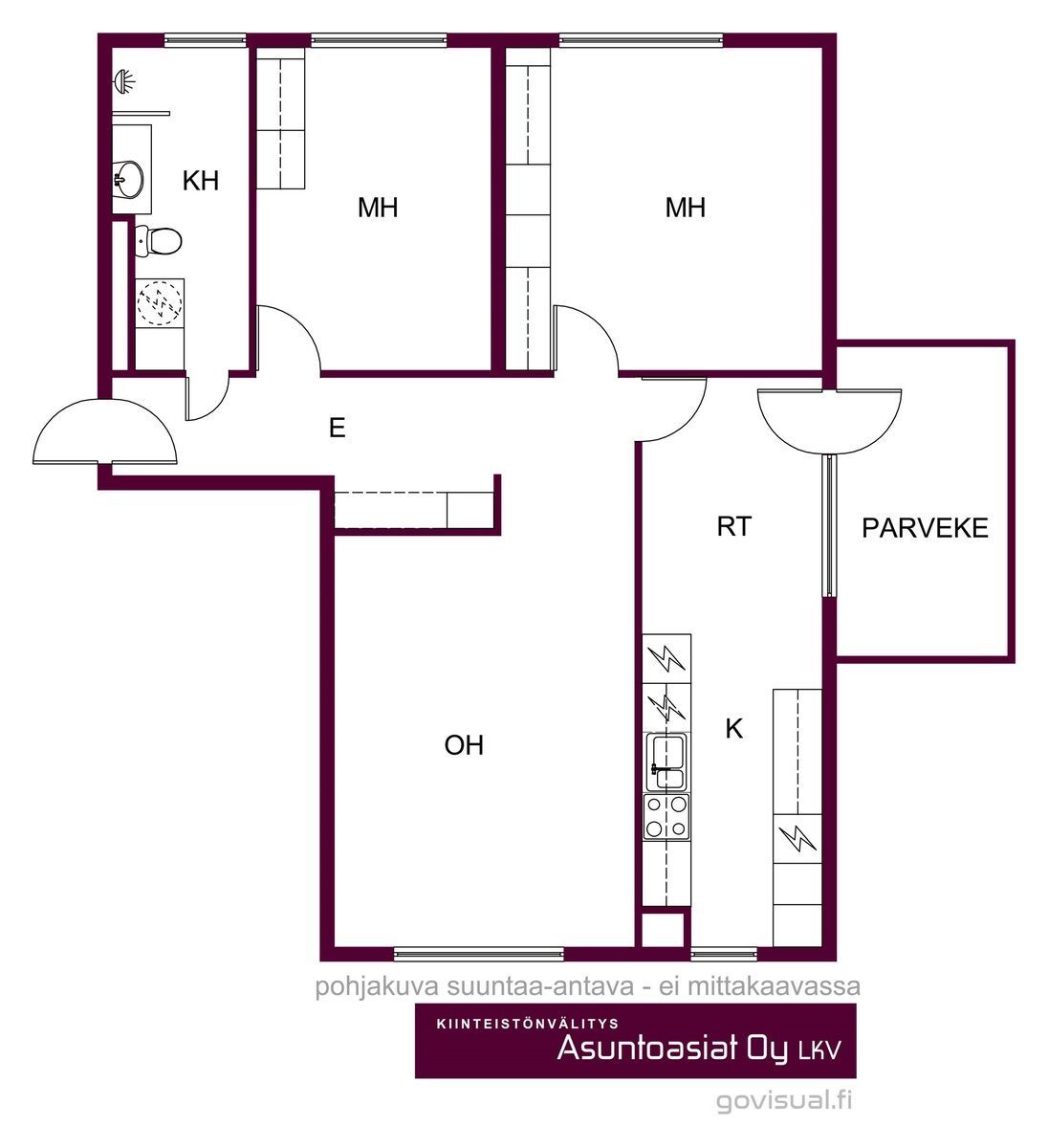 Квартира в Пиексямяки, Финляндия, 78.5 м² - фото 2