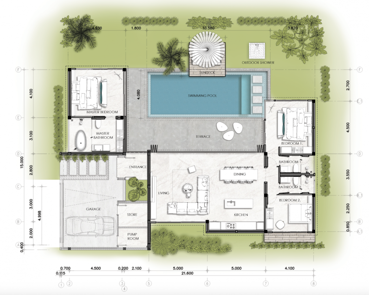 Вилла на острове Пхукет, Таиланд, 306 м² - фото 18