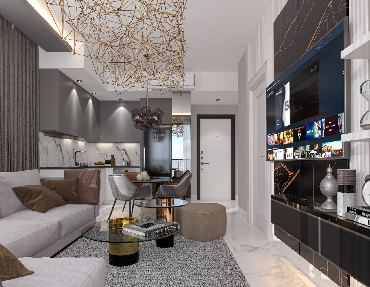 Апартаменты в Алании, Турция, 56 м² - фото 7