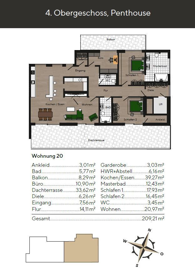 Доходный дом в Баден-Бадене, Германия, 2 280 м² - фото 11