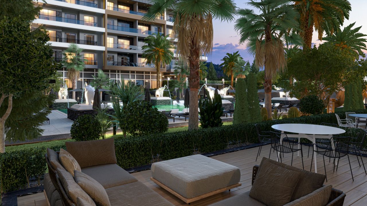 Апартаменты в Алании, Турция, 59 м² - фото 7