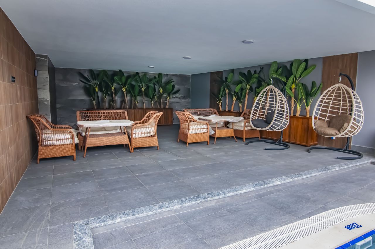 Апартаменты в Алании, Турция, 56 м² - фото 9