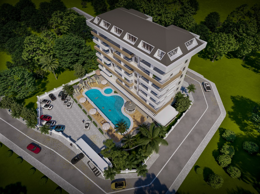 Апартаменты в Авсалларе, Турция, 58 м² - фото 2