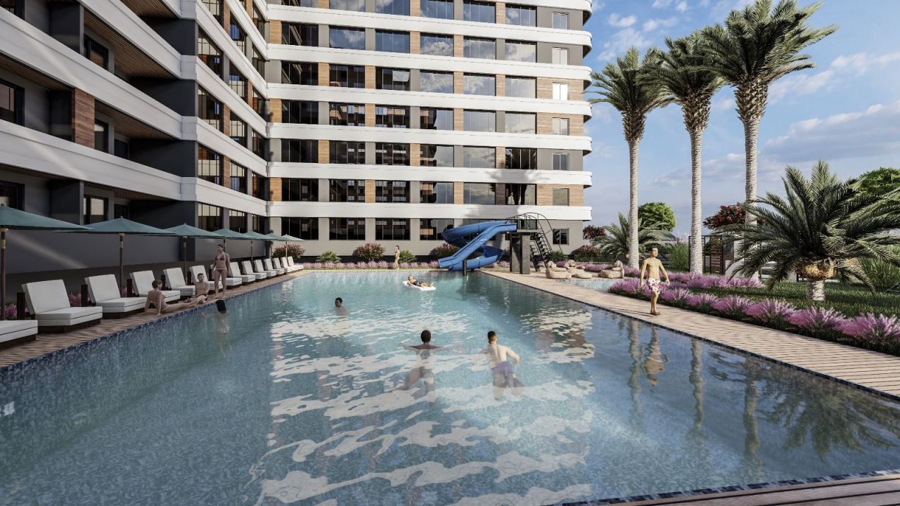 Квартира в Мерсине, Турция, 35 м² - фото 4