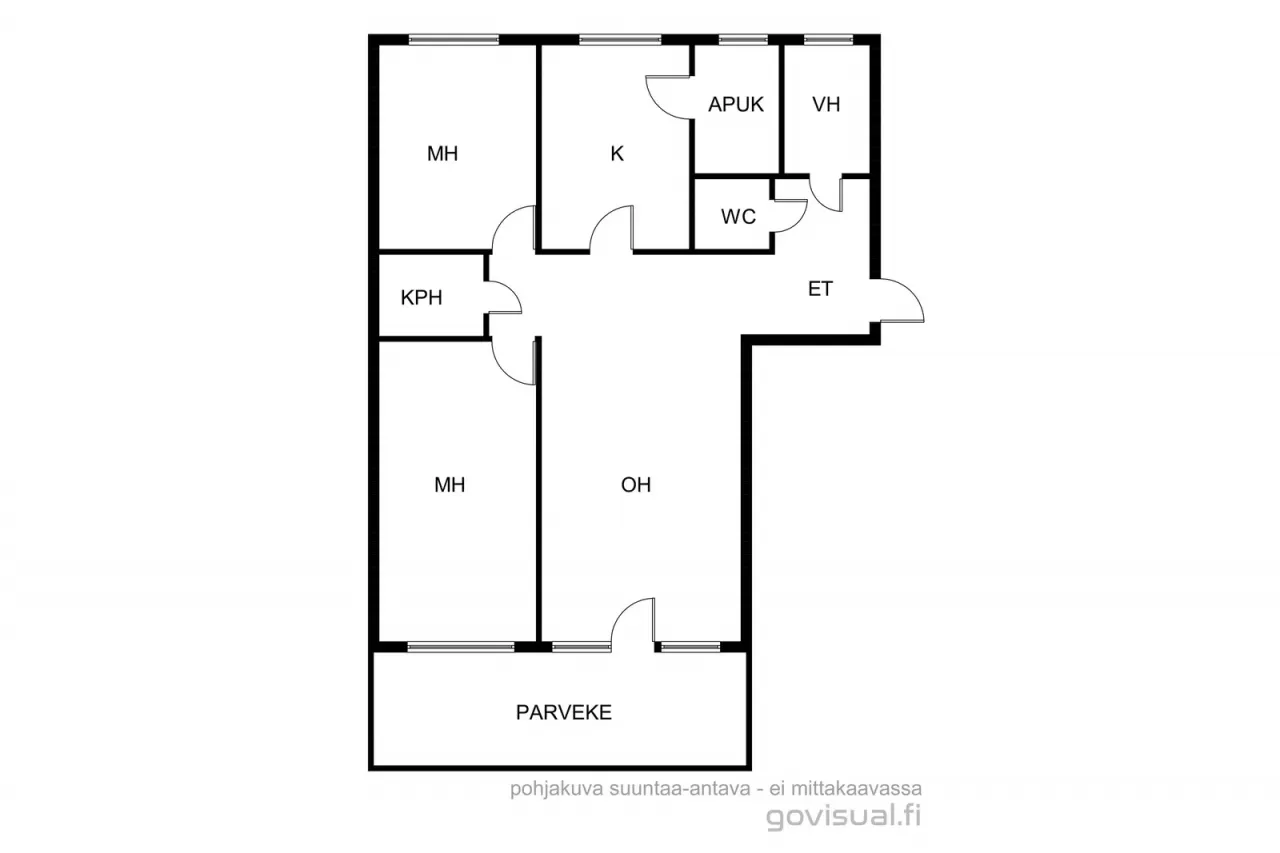 Квартира в Хейнола, Финляндия, 94 м² - фото 2