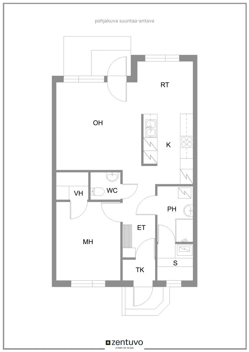 Таунхаус в Йоэнсуу, Финляндия, 54.5 м² - фото 2