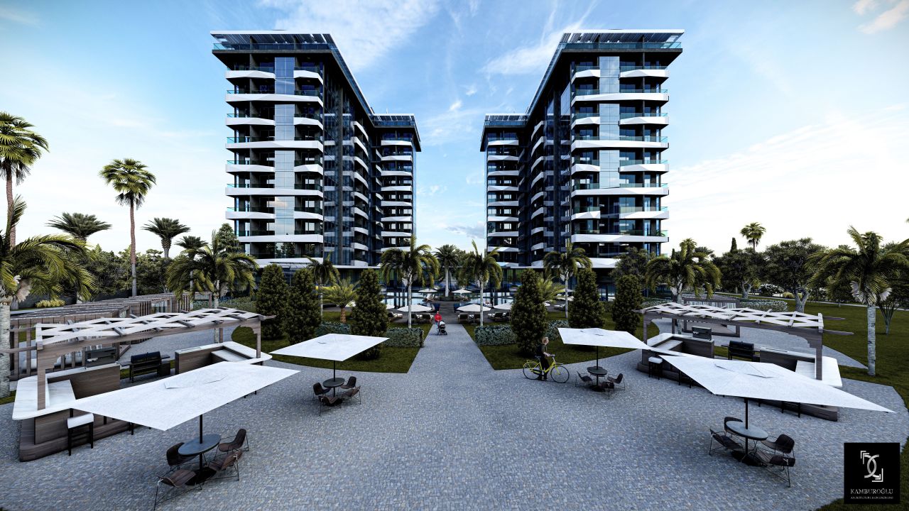 Апартаменты в Авсалларе, Турция, 51 м² - фото 13