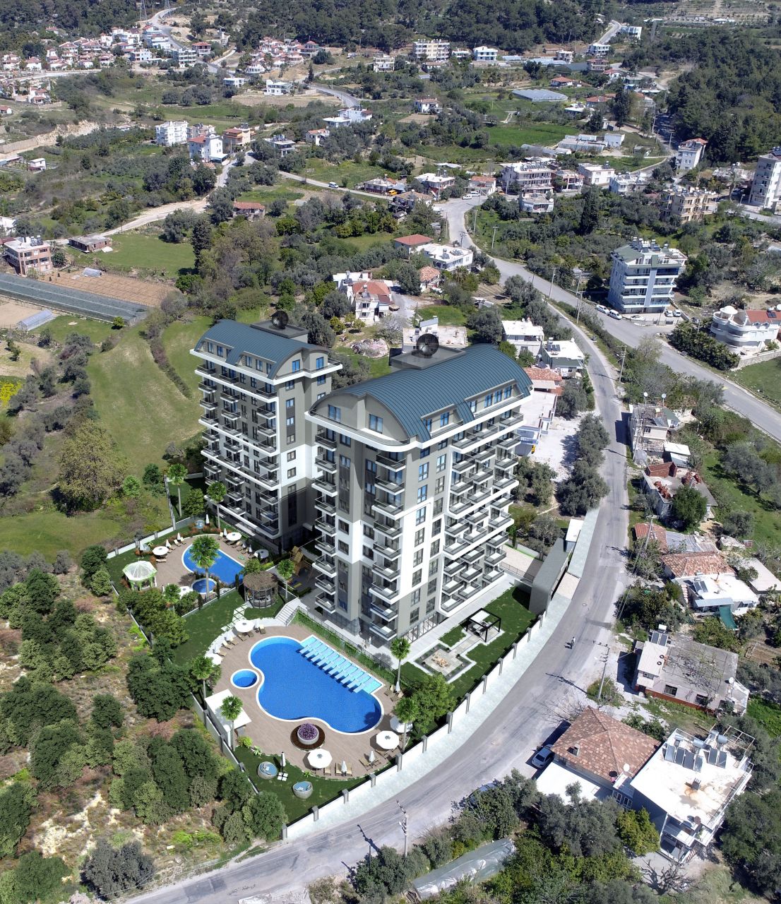 Апартаменты в Авсалларе, Турция, 54 м² - фото 2