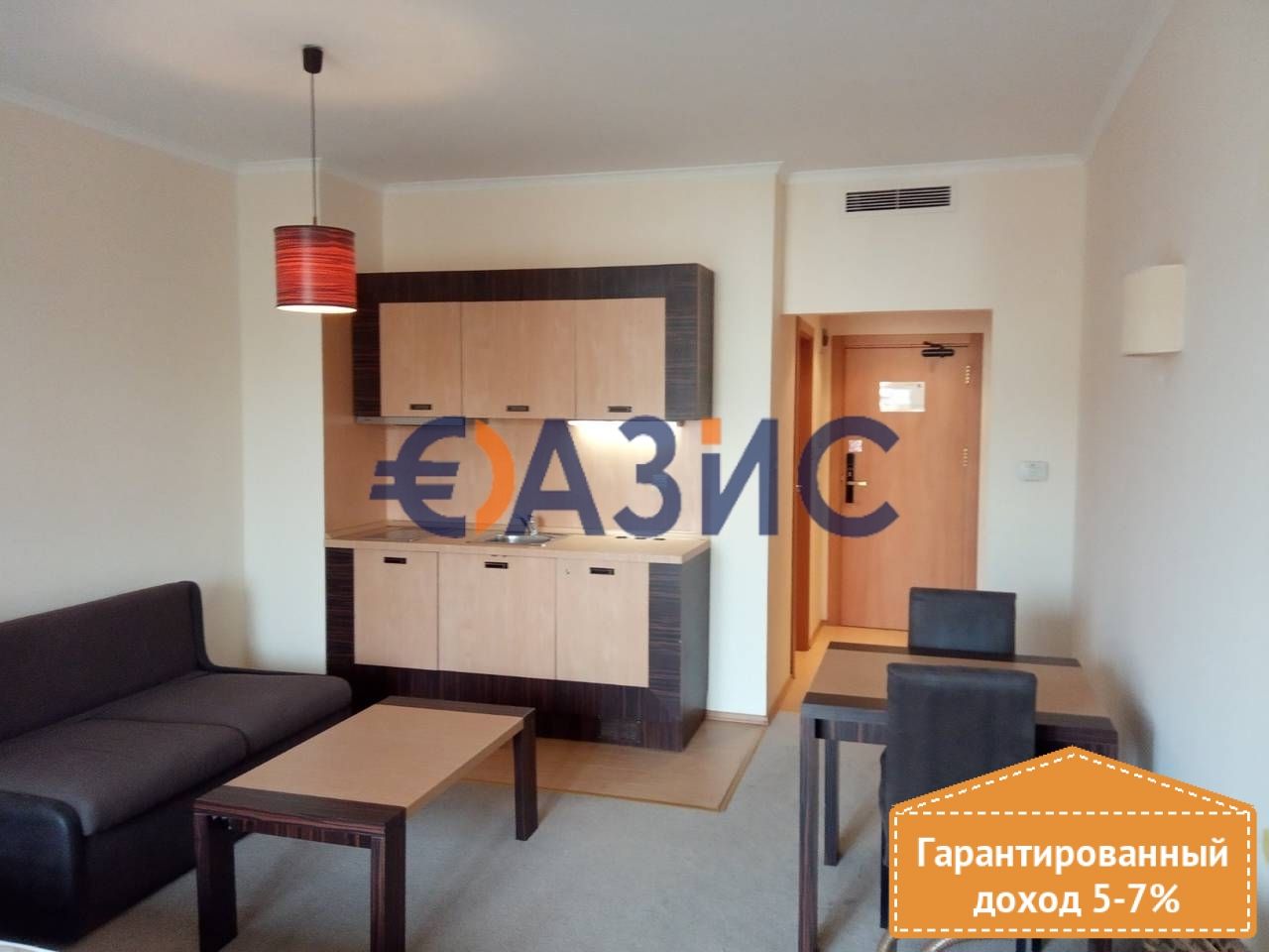 Апартаменты на Солнечном берегу, Болгария, 46.9 м² - фото 1