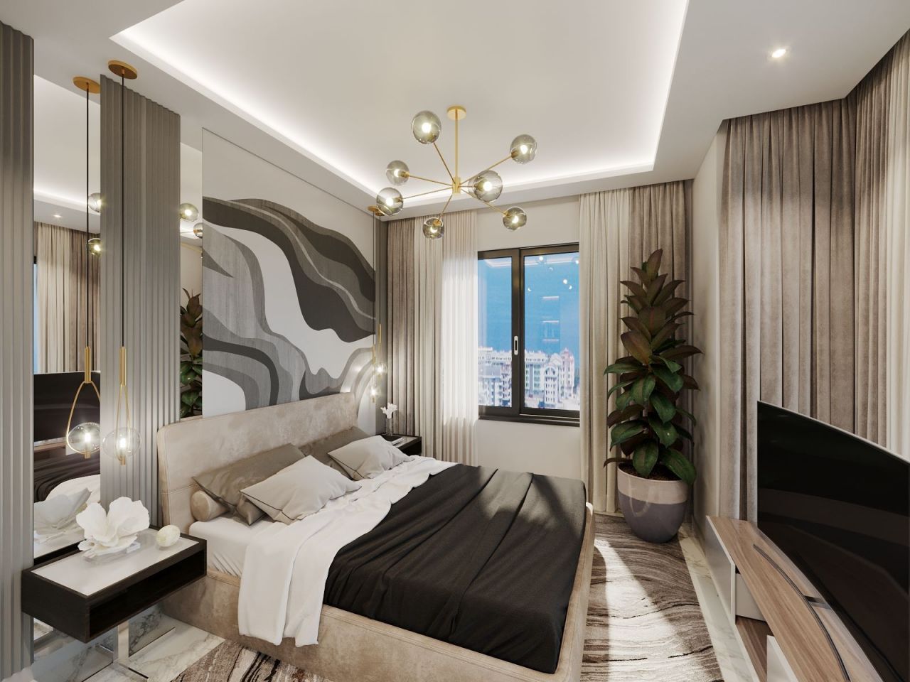 Квартира в Алании, Турция, 60 м² - фото 7