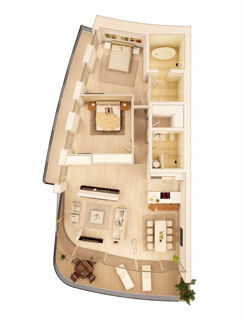 Квартира в Будве, Черногория, 172 м² - фото 2