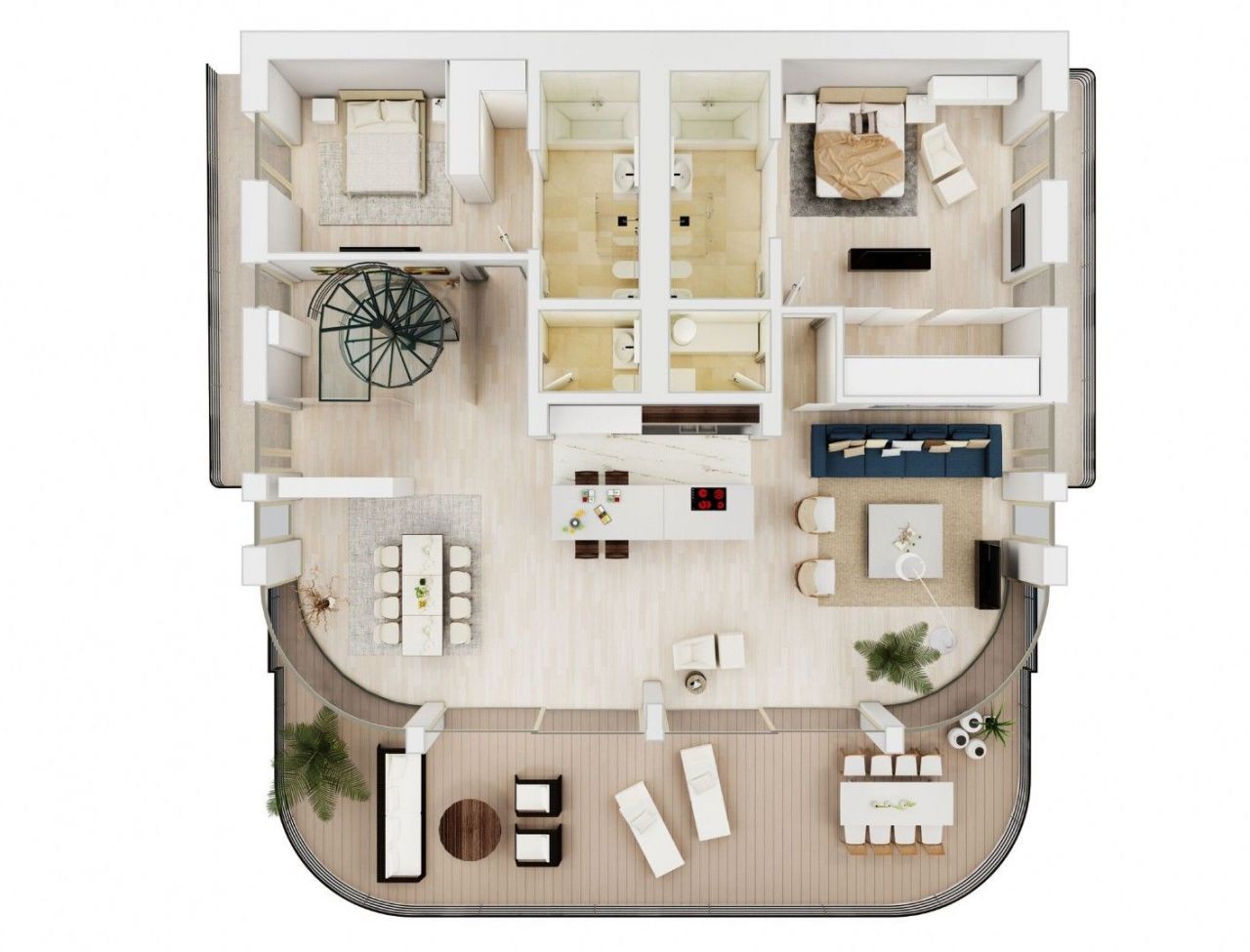 Квартира в Будве, Черногория, 502 м² - фото 8