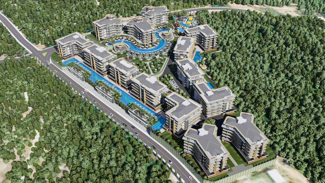 Квартира в Алании, Турция, 56 м² - фото 9