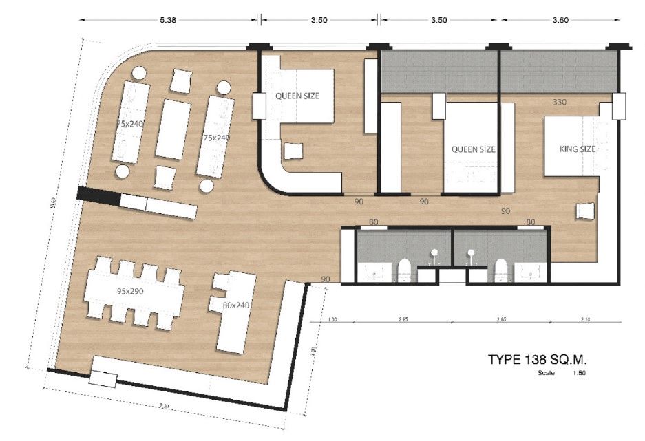 Апартаменты на острове Пхукет, Таиланд, 138 м² - фото 10