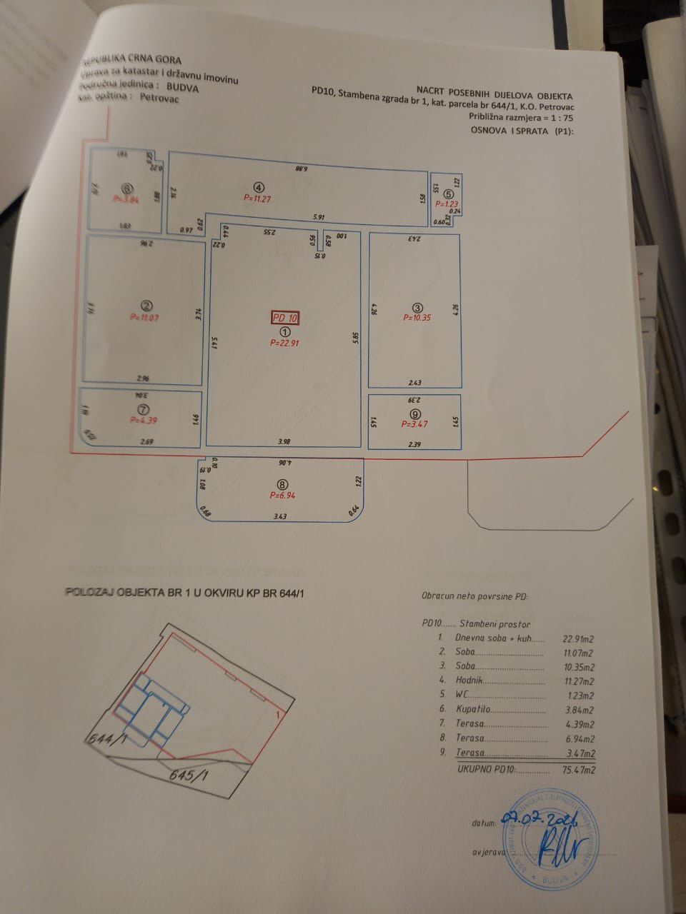 Квартира в Петроваце, Черногория, 75 м² - фото 12