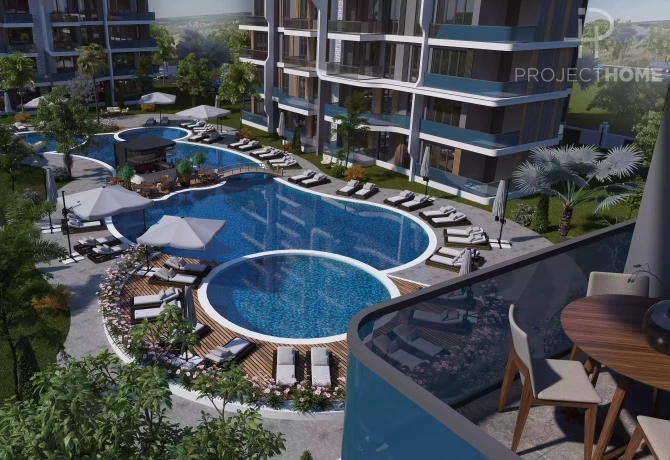 Квартира в Анталии, Турция, 72 м² - фото 8