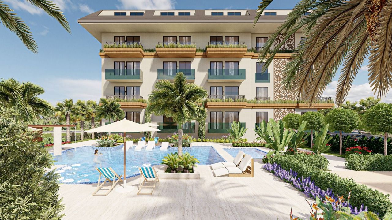 Апартаменты в Алании, Турция, 52 м² - фото 2