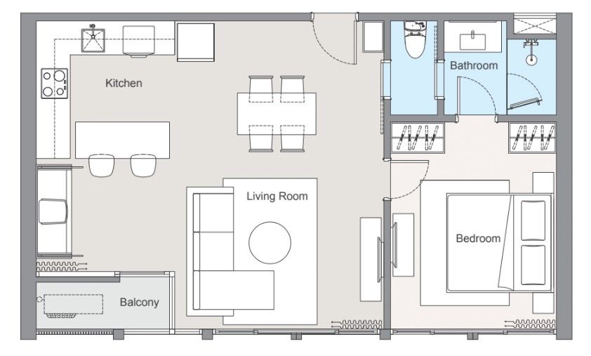 Апартаменты на острове Пхукет, Таиланд, 99 м² - фото 6