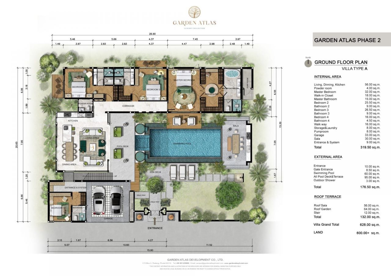 Вилла на острове Пхукет, Таиланд, 628 м² - фото 18
