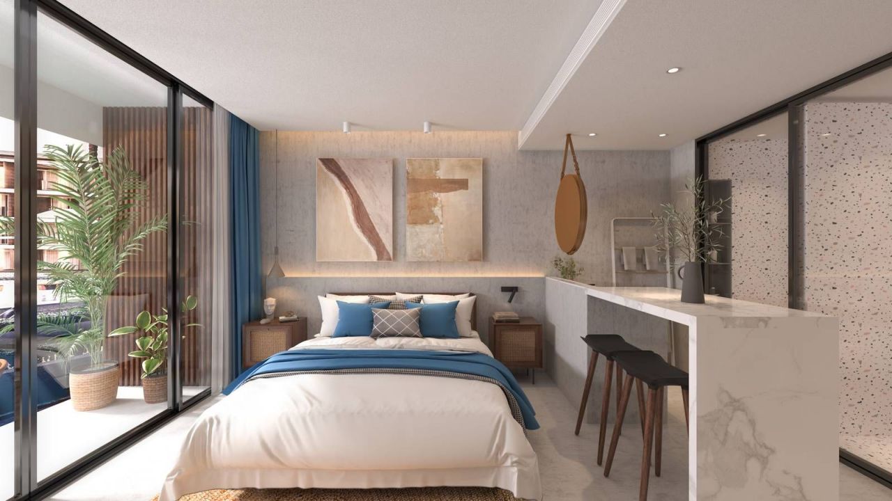 Апартаменты на острове Пхукет, Таиланд, 33.66 м² - фото 12