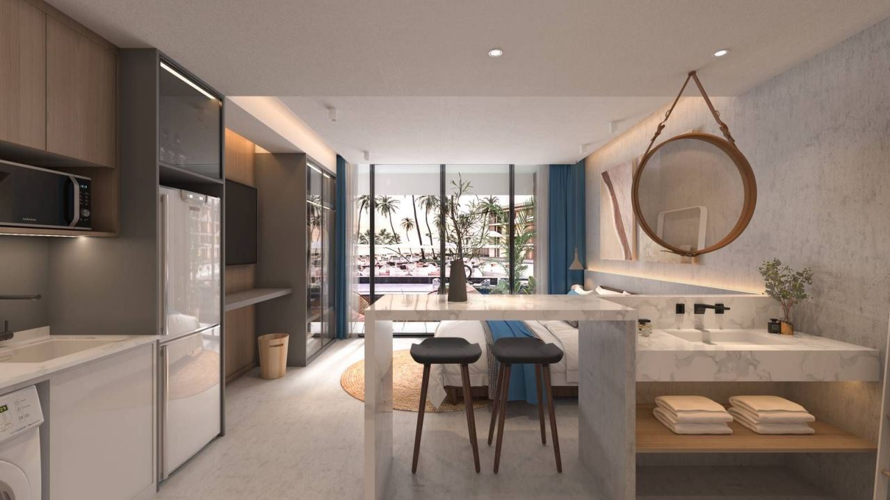 Апартаменты на острове Пхукет, Таиланд, 33.66 м² - фото 15