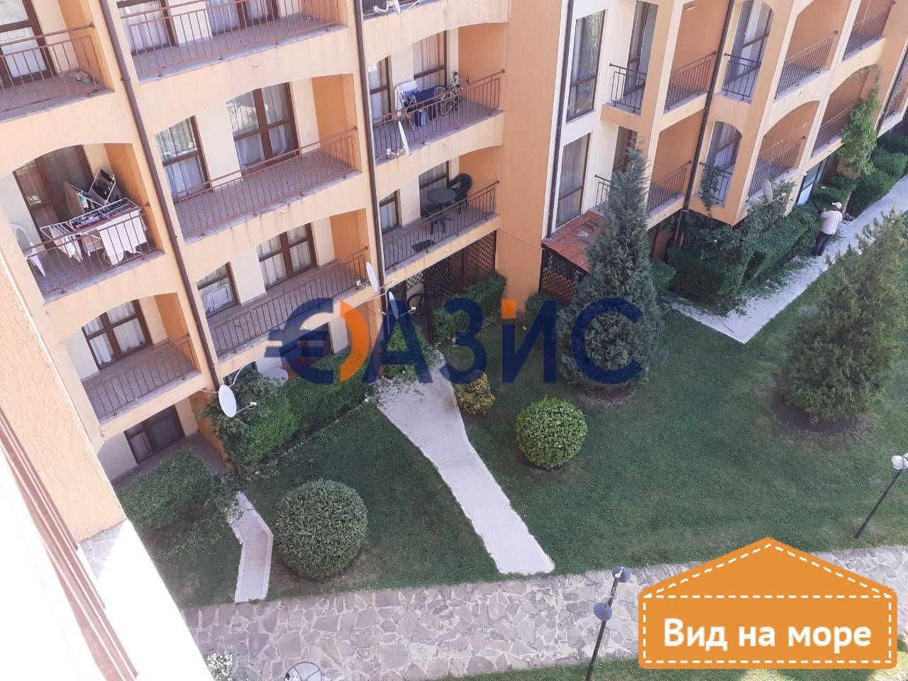 Апартаменты в Ахелое, Болгария, 84.3 м2 - фото 1