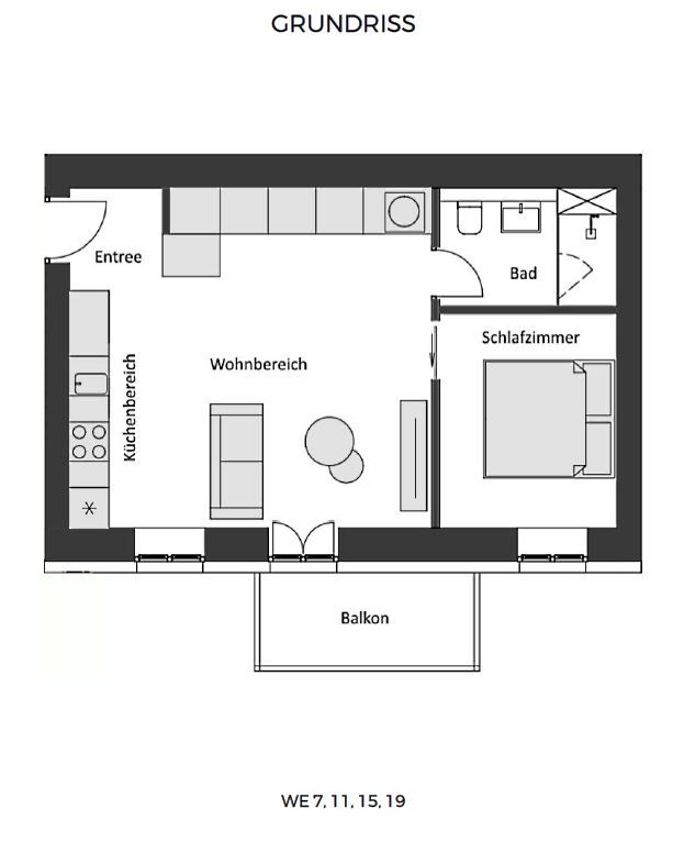 Квартира в Берлине, Германия, 48 м² - фото 13
