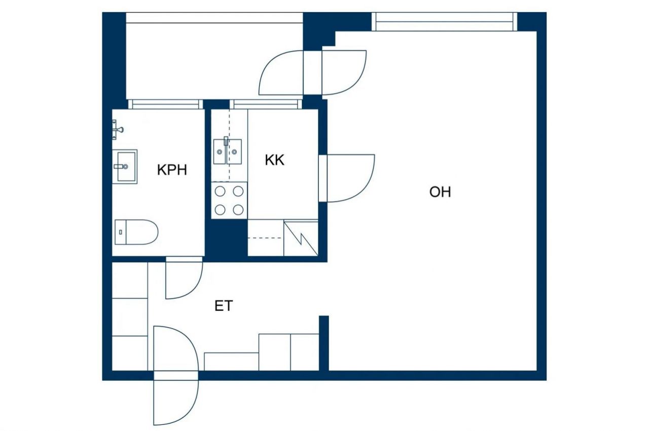 Квартира в Тааветти, Финляндия, 33.5 м² - фото 2