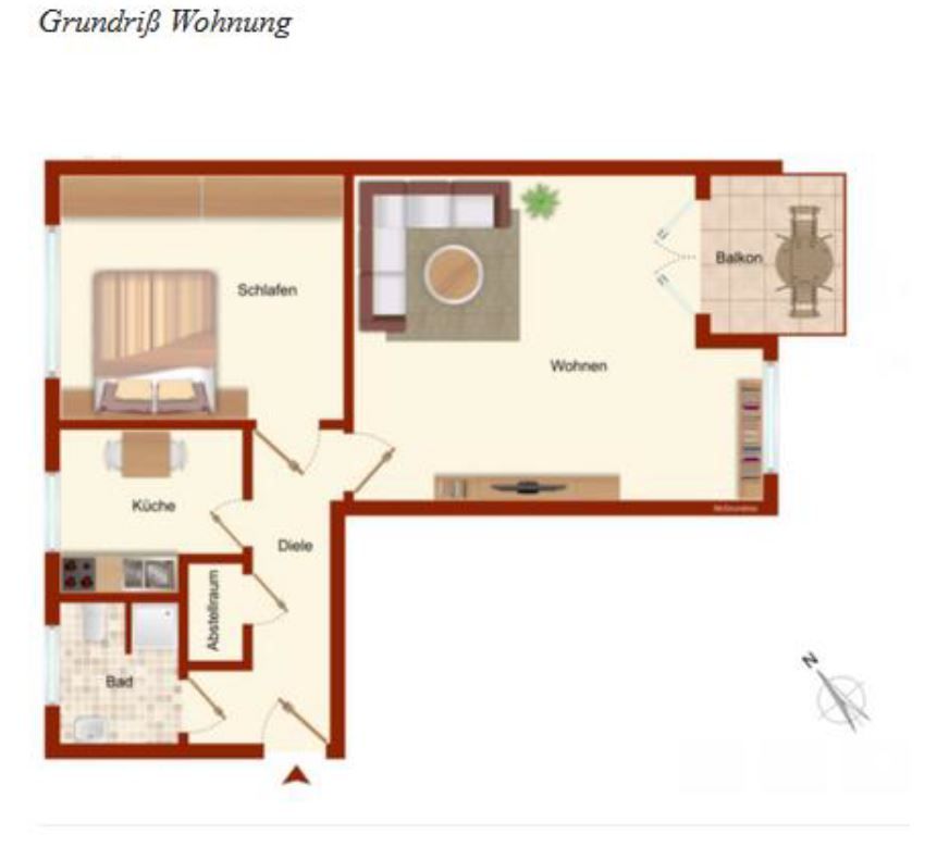 Квартира в Берлине, Германия, 54.92 м² - фото 10