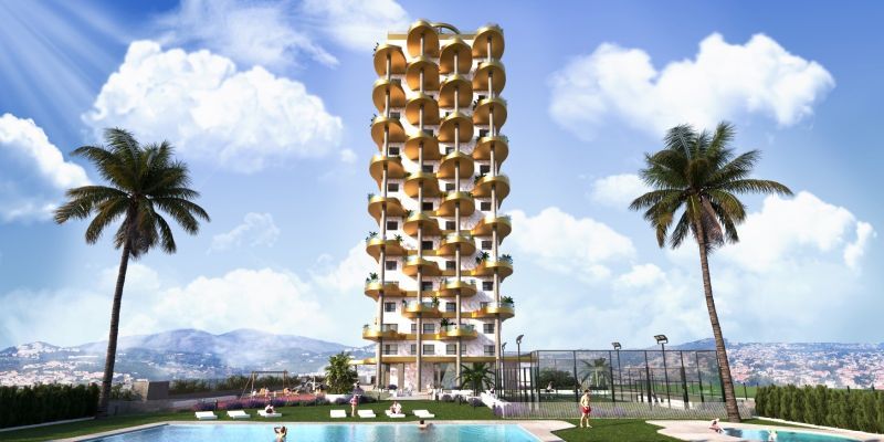 Апартаменты в Кальпе, Испания, 76 м² - фото 1