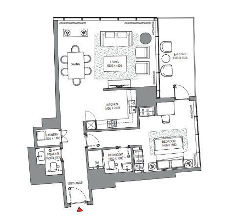Апартаменты в Дубае, ОАЭ, 78 м² - фото 5