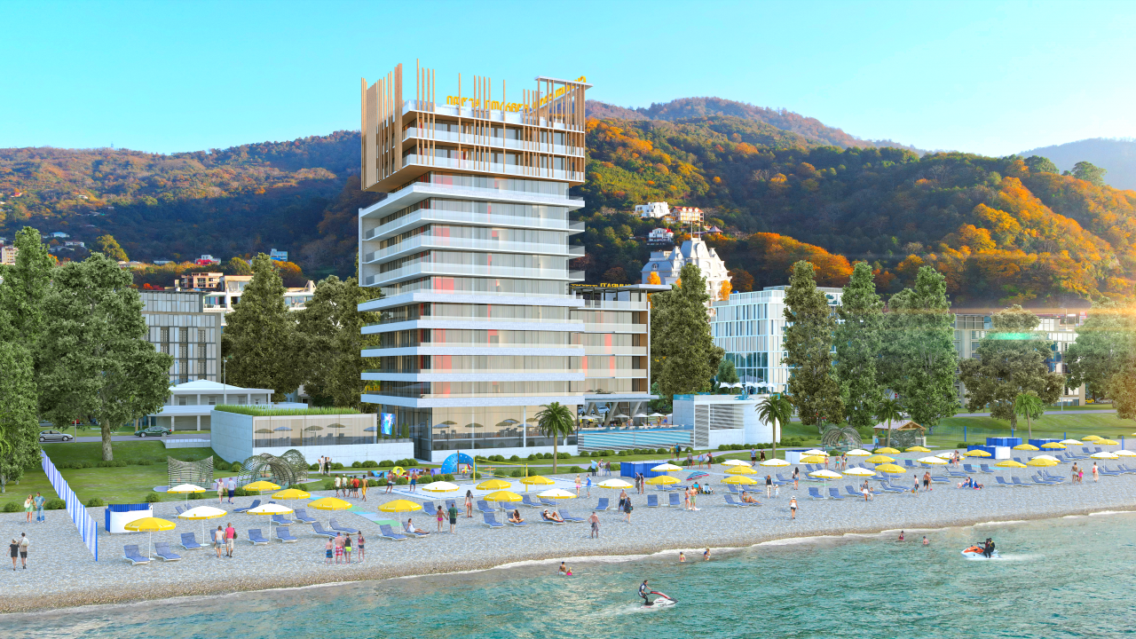 Апартаменты в Квариати, Грузия, 40 м² - фото 1