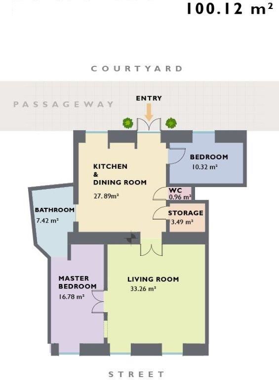 Квартира в Будапеште, Венгрия, 100 м² - фото 15