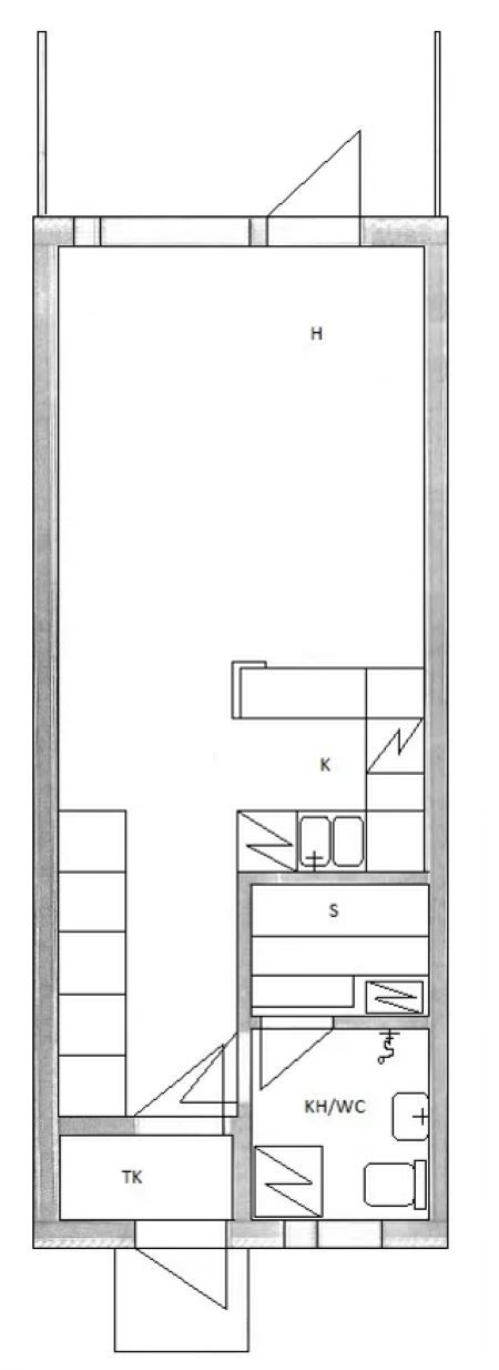 Таунхаус в Иисалми, Финляндия, 34.5 м² - фото 3
