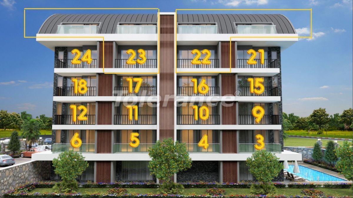 Апартаменты в Алании, Турция, 1 450 м² - фото 4