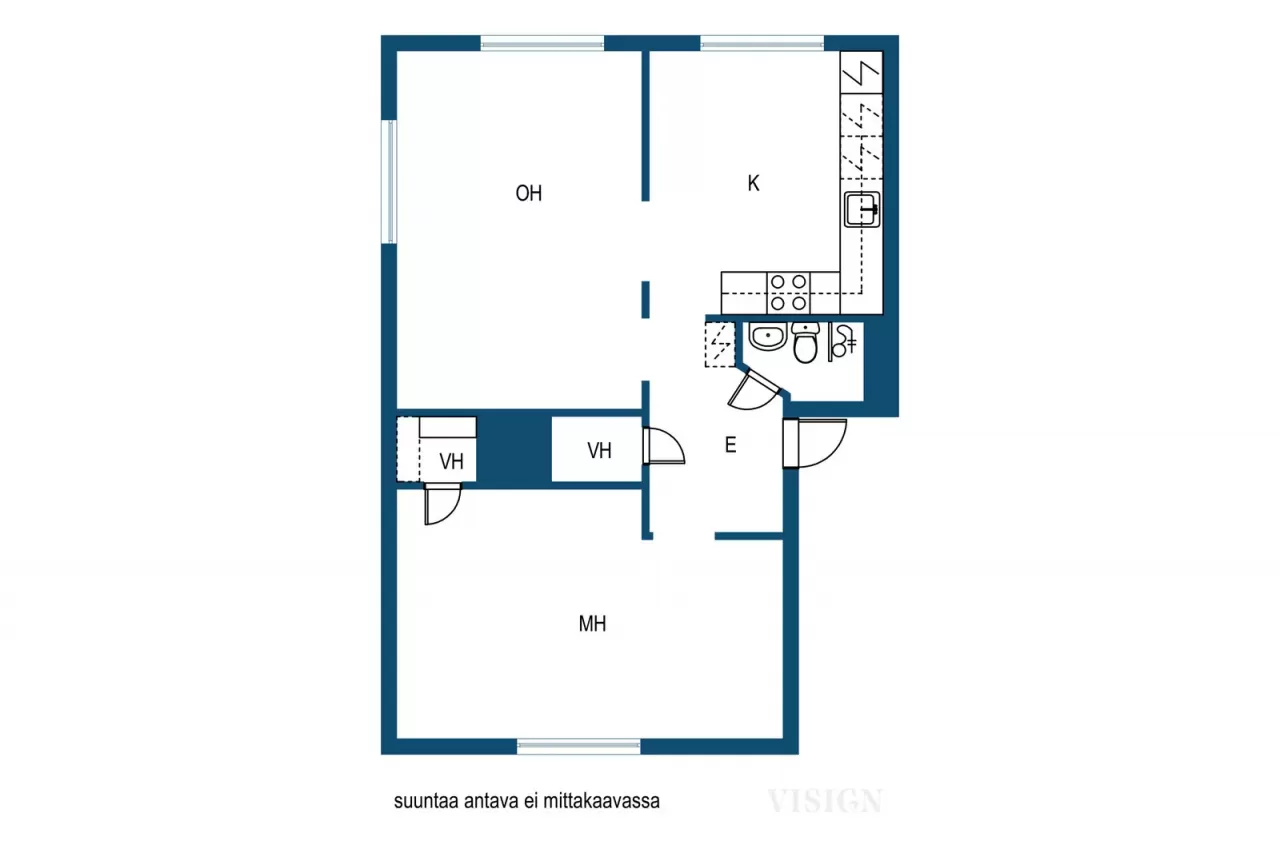 Квартира в Савонлинне, Финляндия, 54 м² - фото 2