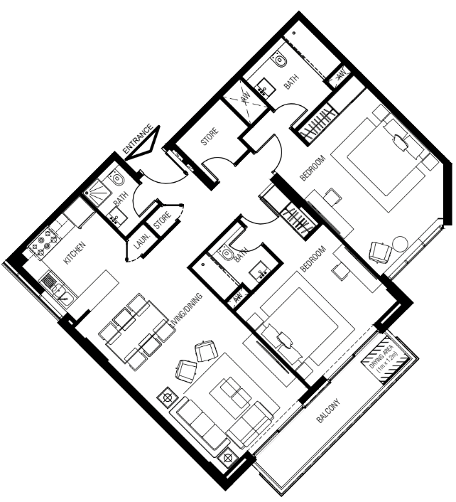 Апартаменты в Маскате, Оман, 117 м² - фото 6