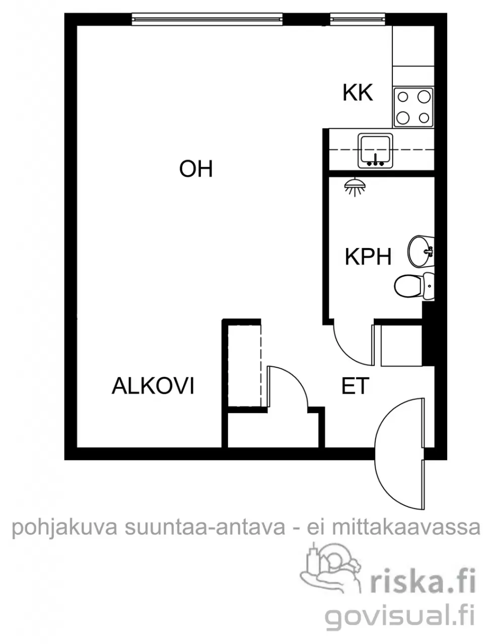Квартира в Вааса, Финляндия, 31 м² - фото 9