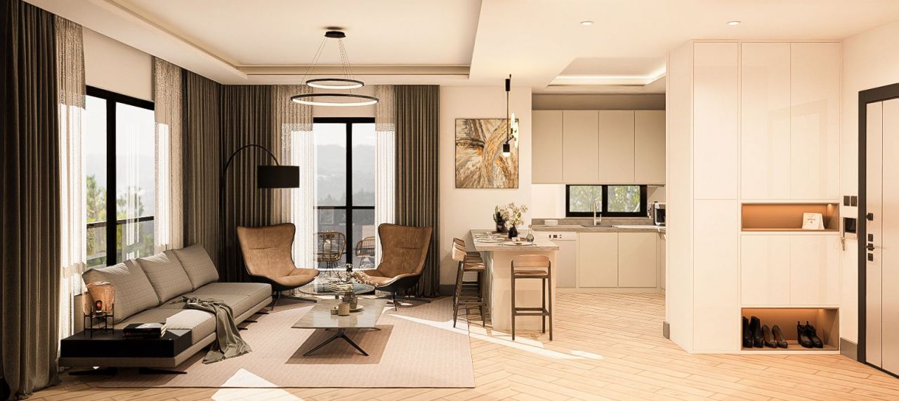 Квартира в Анталии, Турция, 74 м² - фото 12